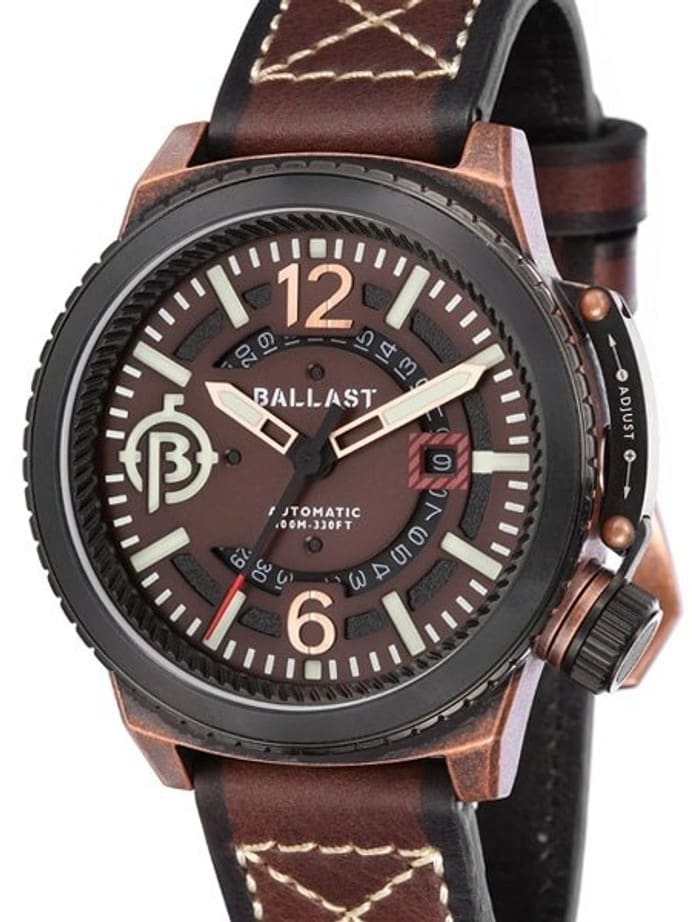 Ballast Trafalgar Automatic Watch with Unique Bezel System #BL-3133-07