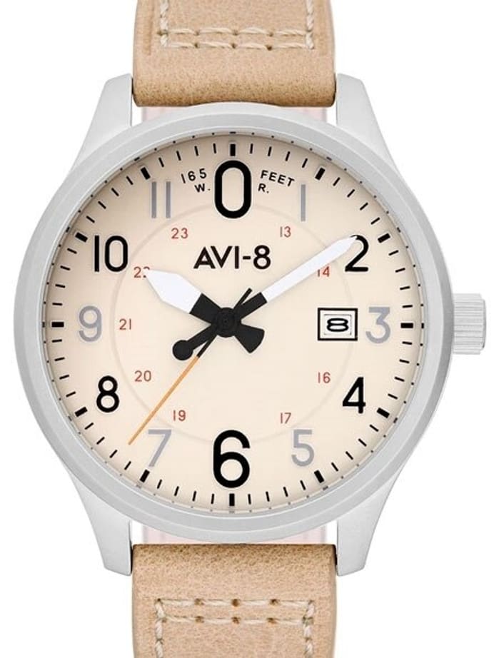 AVI-8 Hawker Hurricane Aviator Watch with Altimeter Style Dial #AV-4053-0H