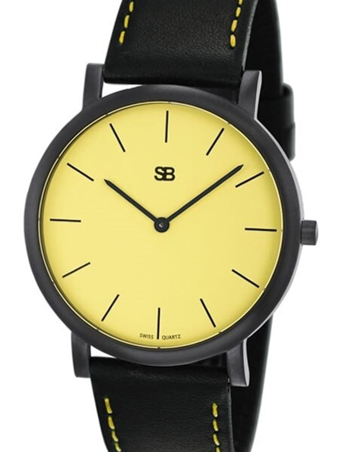 SB Ultra-Thin Swiss Quartz Dress Watch with Sapphire Crystal #SOB1012