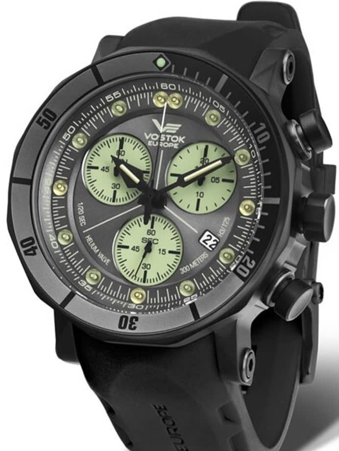 Vostok-Europe Lunokhod-2 Grand Quartz Chronograph Diver with Tritium Tubes #6204212