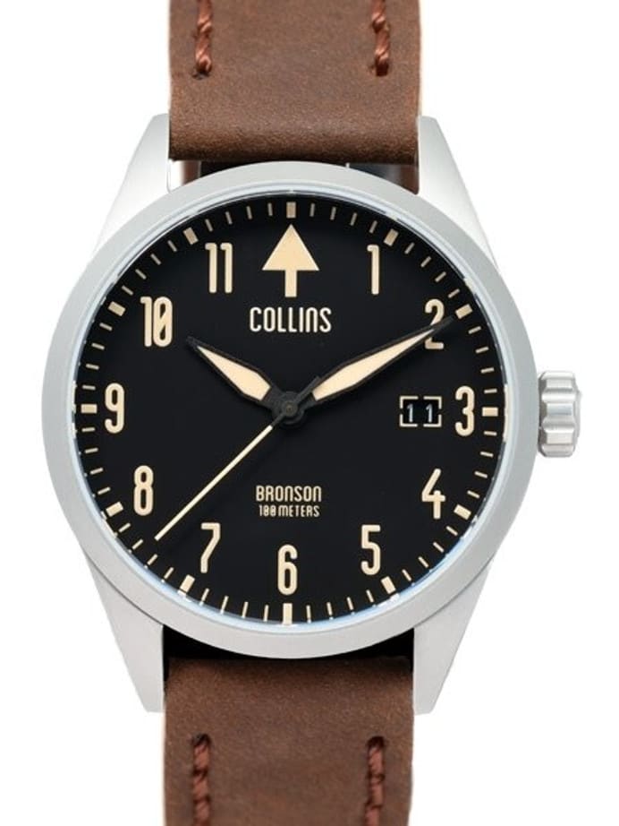 Collins Bronson Automatic Watch with 40mm Case and AR Sapphire Crystal #CWA01