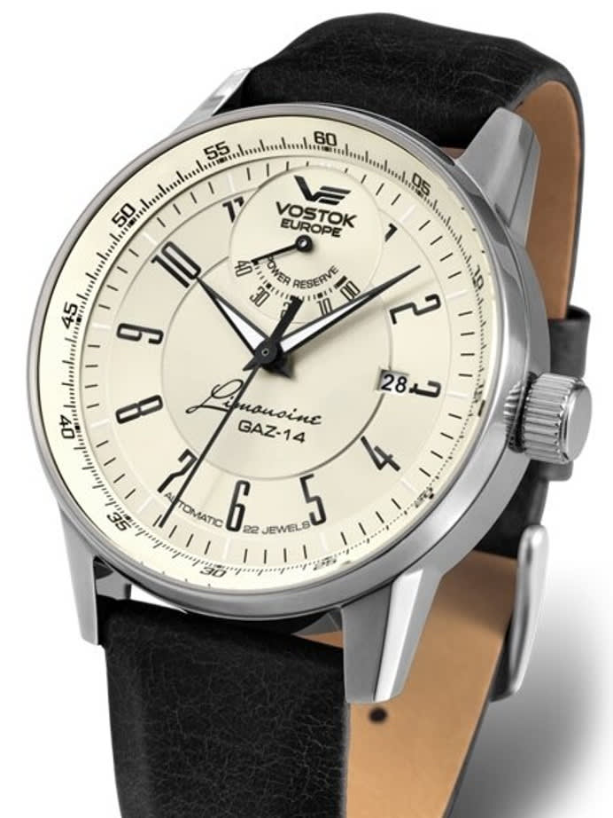 Vostok-Europe Men's Gaz-Limo Automatic with Power Reserve Indicator #560A518