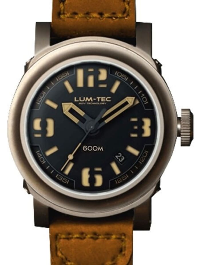 Lum-Tec 48mm High-Beat Automatic Watch with AR Sapphire Crystal #600M-3