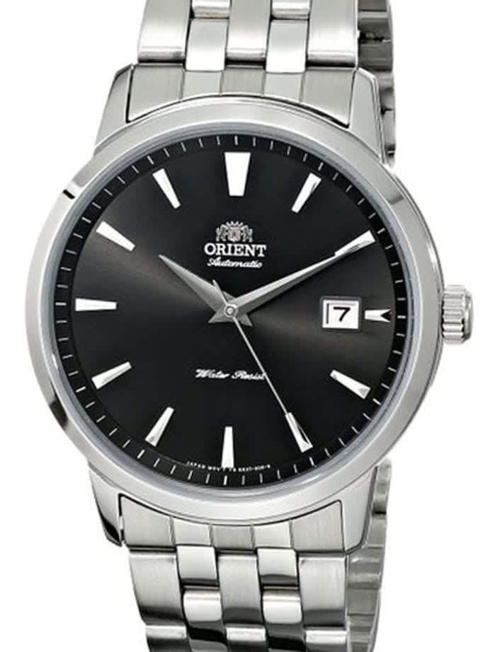 Orient Symphony Automatic Dress Watch with Black Dial, Stainless Steel  Case #ER27009B