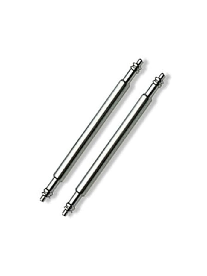 Pair of 22mm Double Flange Spring Bars for Watch Straps and Bracelets #SDF-150S-22