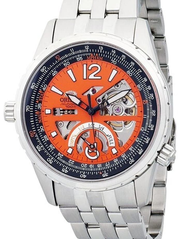 Orient Rally Automatic Power Reserve Watch with Sapphire Crystal #CFT00005M