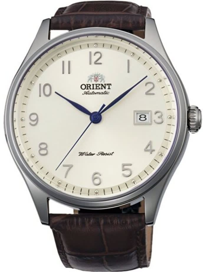 Orient Duke Automatic Watch with Beige Dial, Sapphire Crystal, Stainless Steel Case #ER2J004S