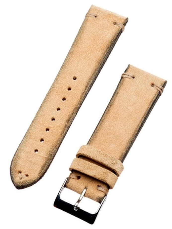 Toscana Tan Vintage Handmade Suede Leather Strap #MIL-VIN-AD10