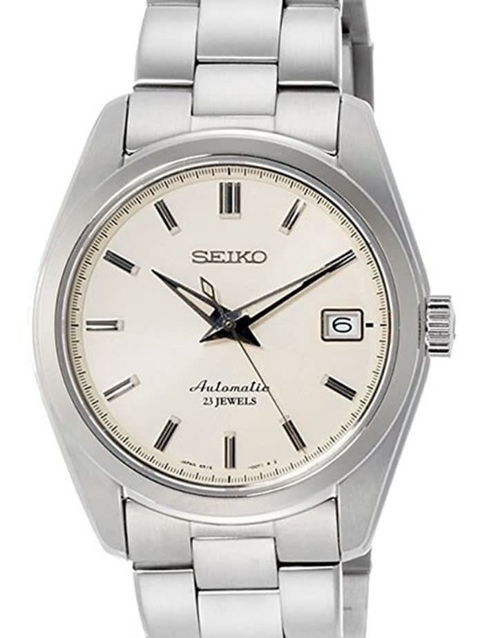 Seiko Cream Dial Automatic Dress Watch with 38mm Case, and Sapphire Crystal  #SARB035
