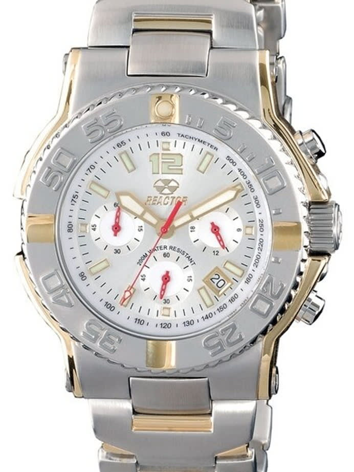 Reactor Critical Mass Chronograph Watch with SuperLuminova Illumination and Two-Tone Case #75102
