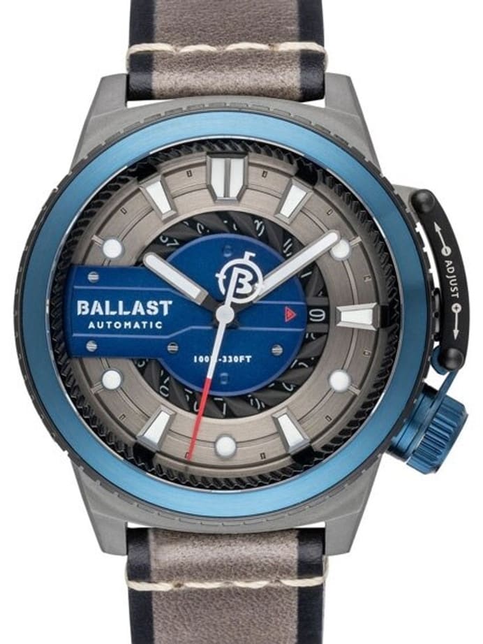 Ballast Trafalgar Automatic Watch with Titanium Case and Unique Bezel System #BL-3135-01