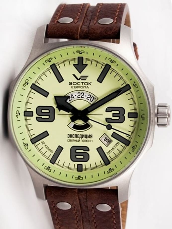 Vostok-Europe Expedition North Pole-1 Automatic Watch with 24-hour Sub-Dial #5955225