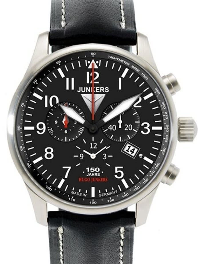 Junkers 150 Years Hugo Junkers Chronograph Alarm Watch #6684-2