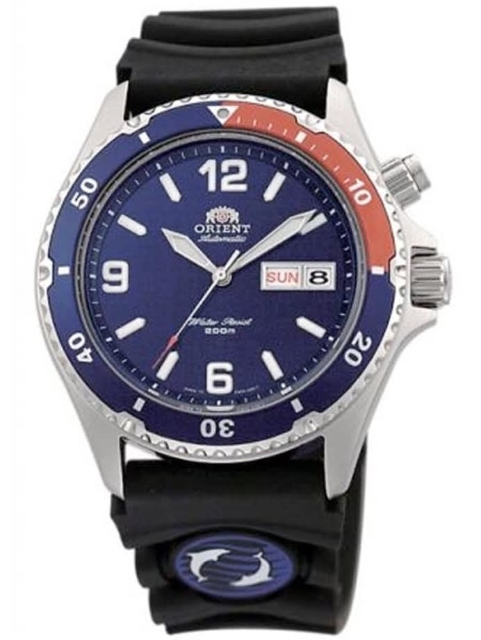 Scratch and Dent - Orient Blue Automatic Dive Watch with Pepsi Bezel #CEM65003DW-SND1