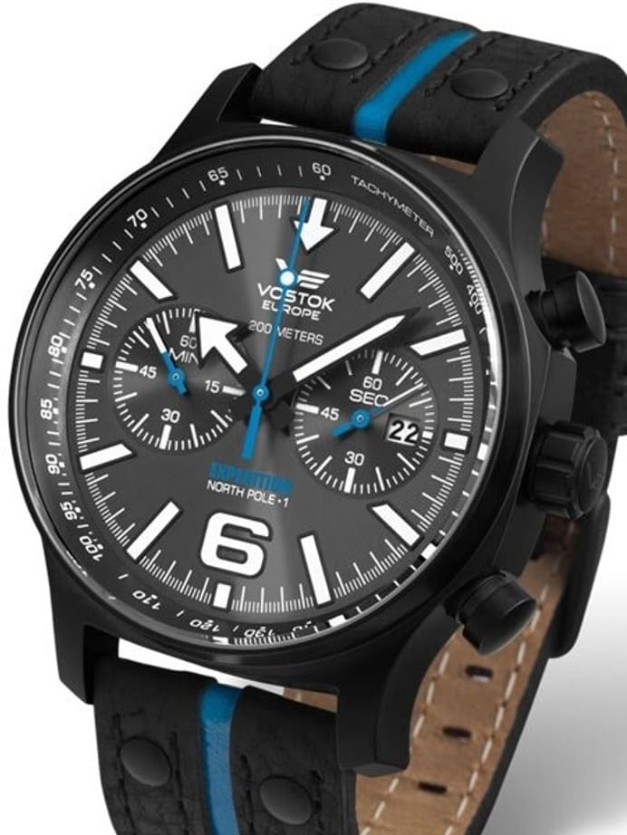 Vostok-Europe Expedition North Pole Chronograph with 60 Minute Stopwatch #5954198