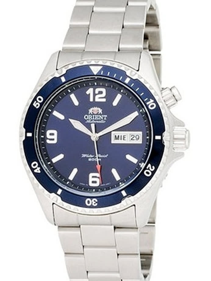Scratch and Dent - Orient Blue Mako Automatic Dive Watch on a Bracelet #CEM65002D-SND2