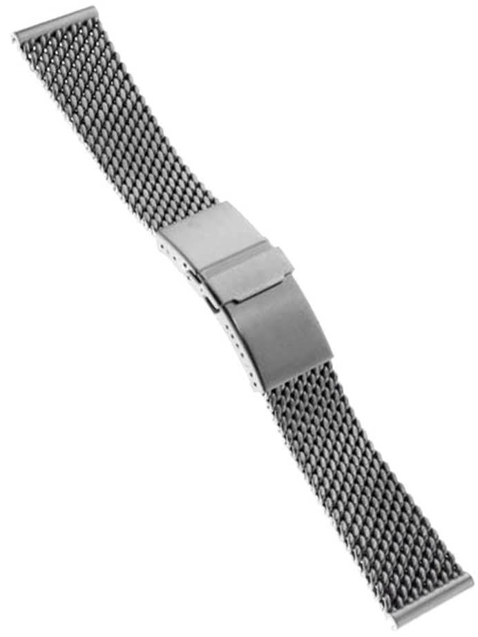 Scratch and Dent - STAIB Satin Finish Mesh Bracelet #STEEL-2784-20725APB-S (Straight End, 20mm)