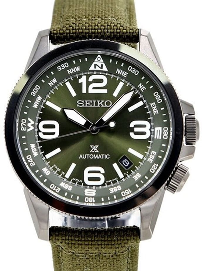 Seiko Prospex 23-Jewel, Automatic with Inner-Rotating Compass Bezel #SRPC33J1