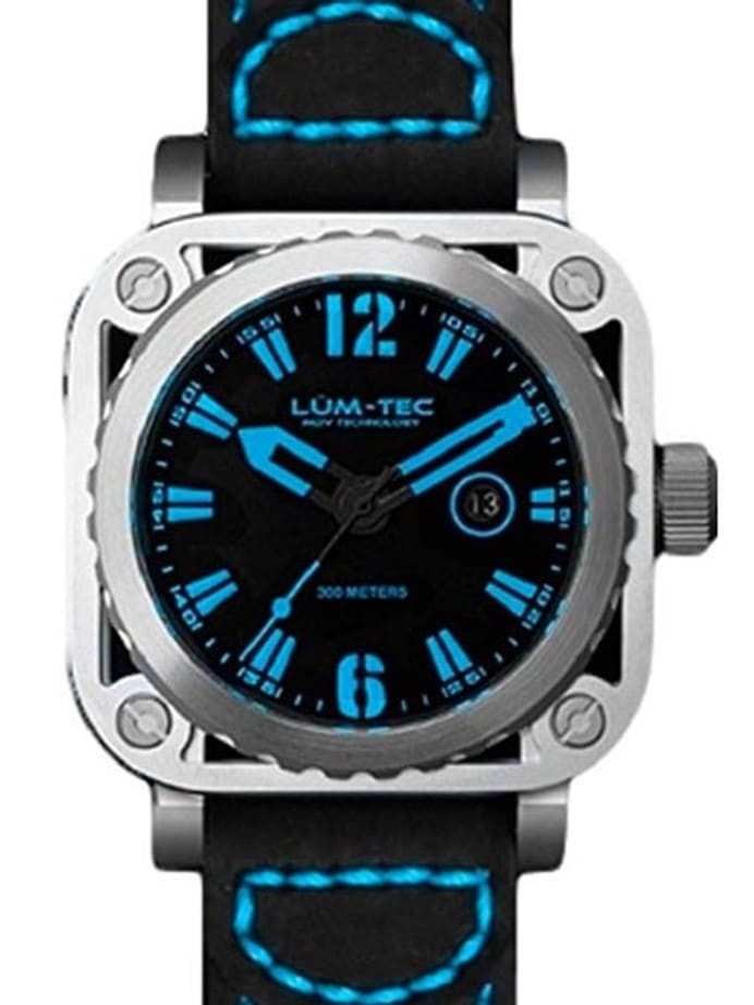 Lum-Tec G5 Watch with Sapphire Crystal and Skeletal Case Design #G5