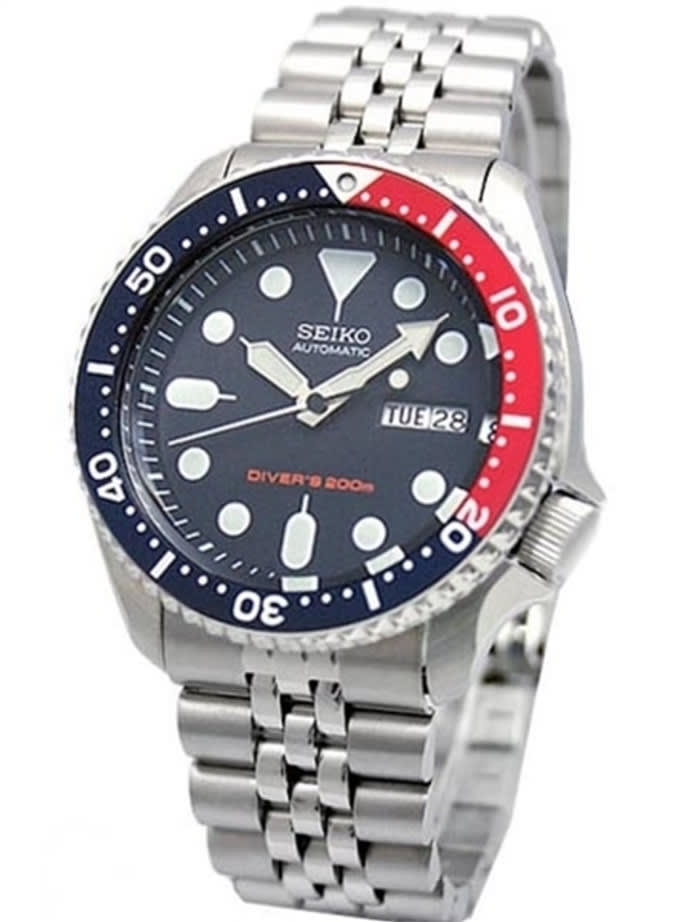 Scratch and Dent - Seiko Automatic Dive Watch with Stainless Steel Bracelet #SKX009K2 26