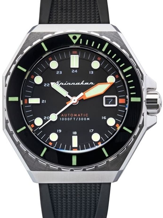 Spinnaker 44mm Dumas Automatic 300-Meter Dive Watch with Luminous Bezel #SP-5070-01