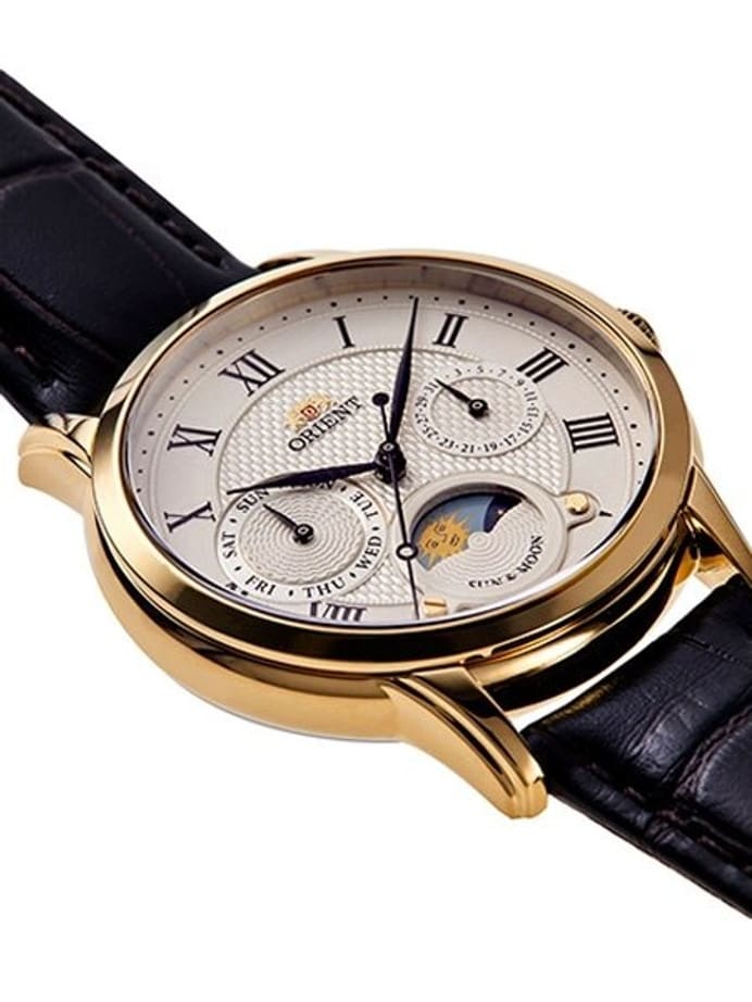 Orient Petite Sun and Moon Quartz Watch with Sapphire Crystal #RA-KA0003S10A
