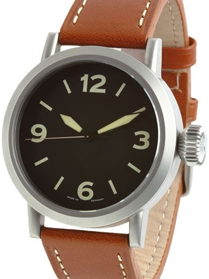 Aristo Swiss Automatic Pilot's Watch w/Large Crown and a Sapphire Crystal #3H147