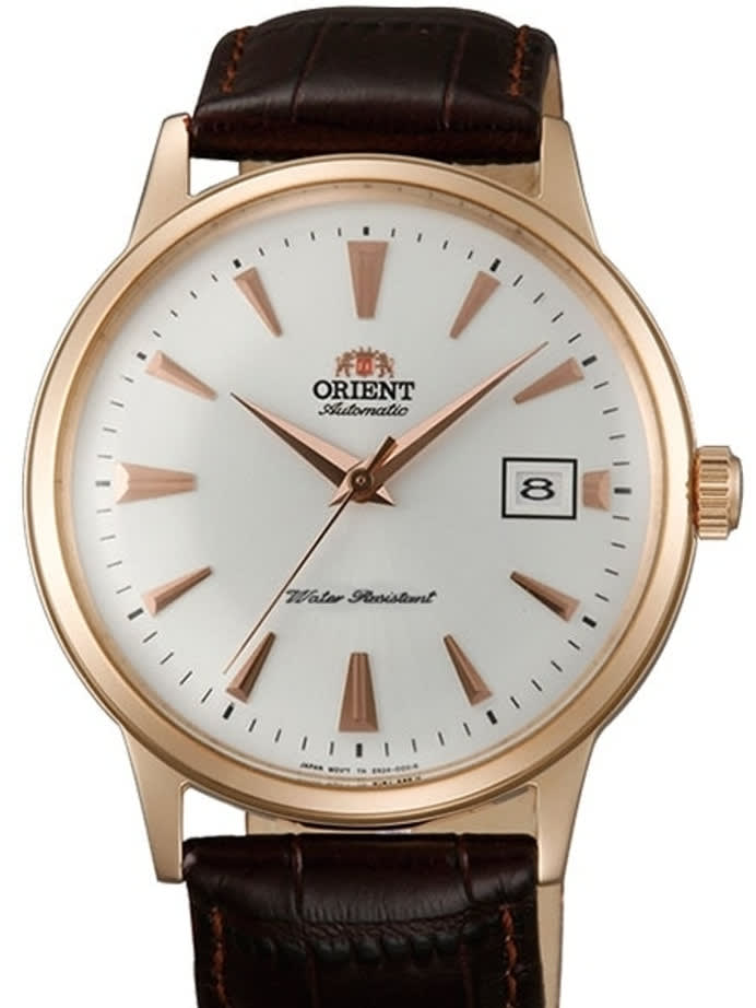 Orient 2nd Generation Automatic Watch with Rose Goldtone Case and Hour Markers #AC00002W