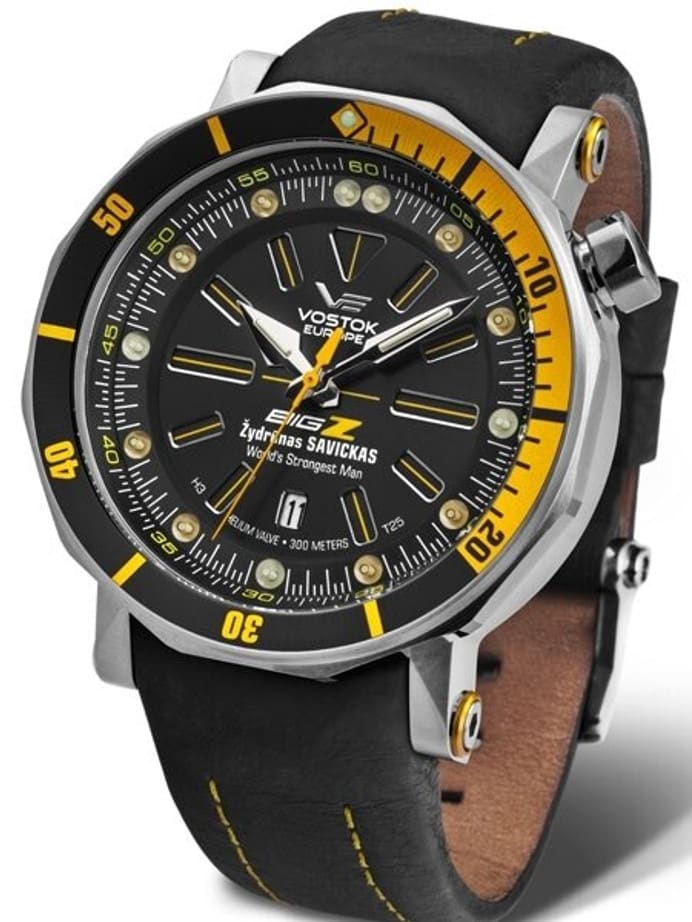 Vostok-Europe BIG Z Automatic 300 Meter Dive Watch with Tritium Tubes #6205344