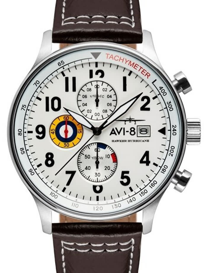 AVI-8 Hawker Hurricane Aviator Chronograph Watch #AV-4011-01