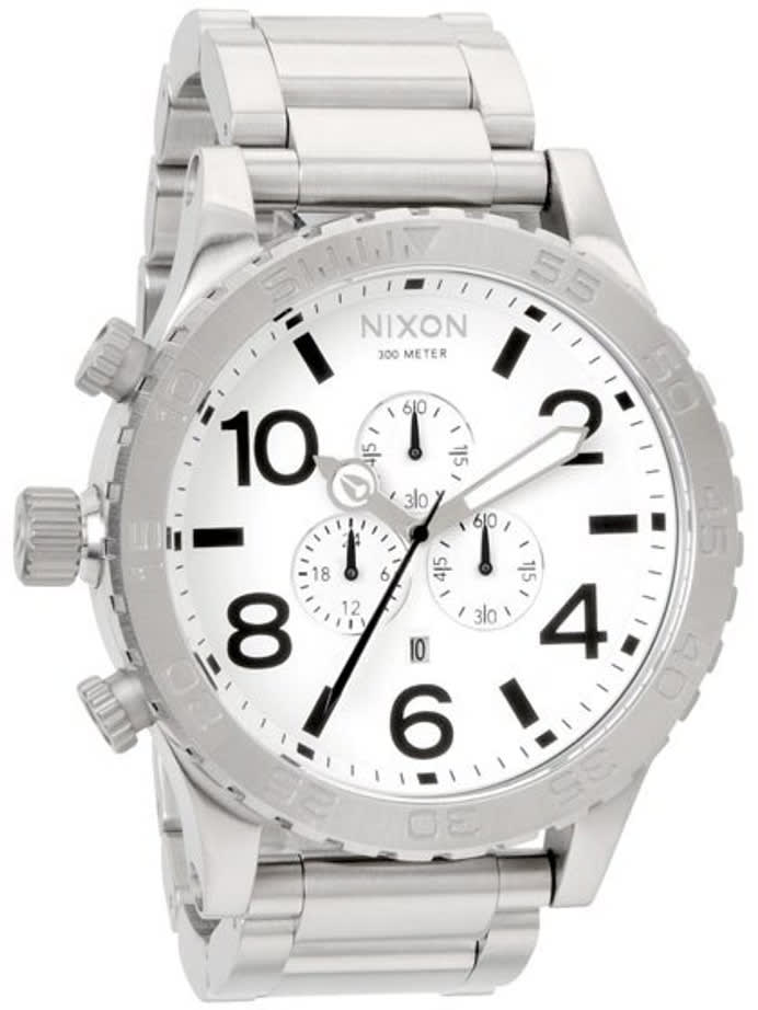 Nixon 51-30 Chrono Watch with Timer Functions and Left Side Pushers and Crown #A083-100