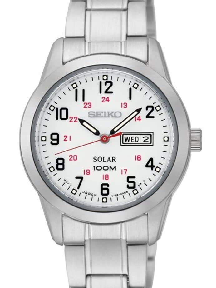 Scratch and Dent - Seiko Women's Solar Sport Watch with both 12-Hour and 24-Hour markers #SUT167-SND1