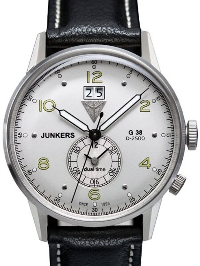 Scratch and Dent - Junkers G38 Big Date, Dual Time Watch with Two Crowns #6940-4