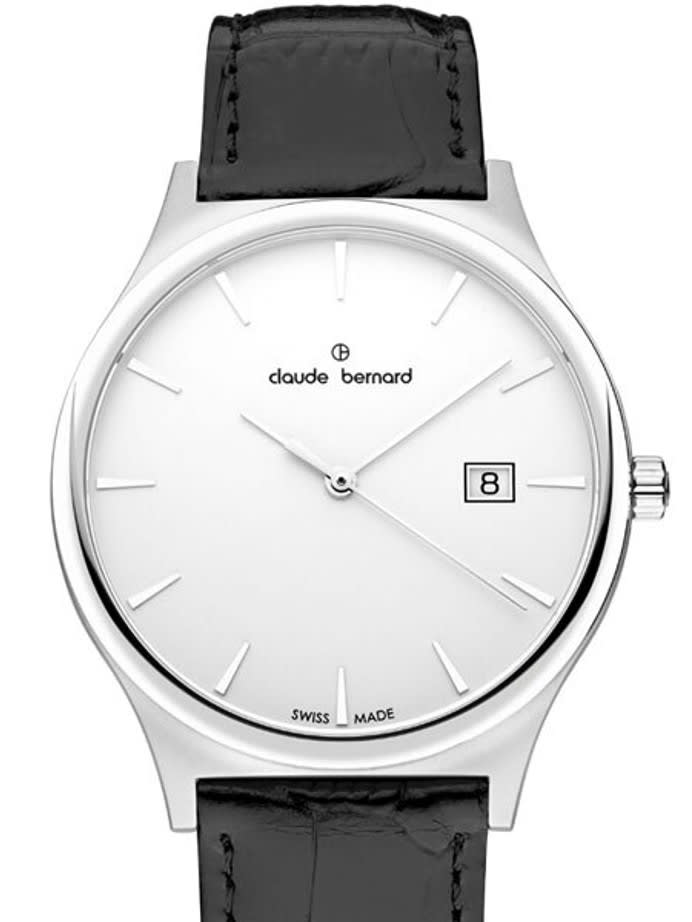 Claude Bernard Elegant and Thin Quartz Dress Watch #70173-3-AIN
