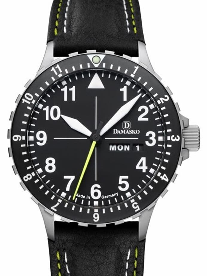 Damasko Swiss ETA Automatic with a Rotating 12-Hour Bezel and Stainless Steel Case #DA46