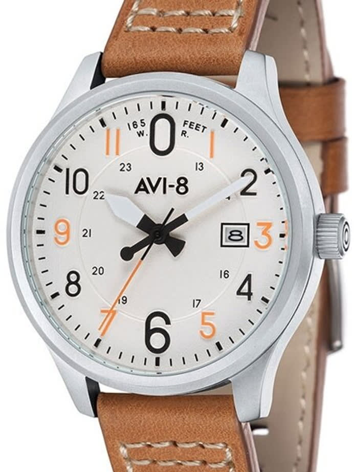 AVI-8 Hawker Hurricane Aviator Watch with Altimeter Style Dial #AV-4053-0A