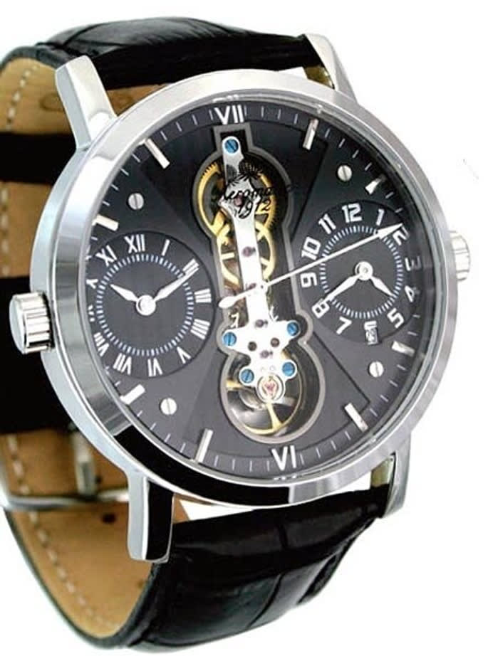 Aeromatic 1912 Semi-Skeleton Watch with Three Movements #A1384