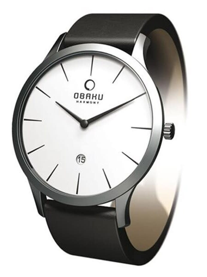 Obaku Harmony Satin Finish Stainless Steel Quartz Watch #V112GCIRB