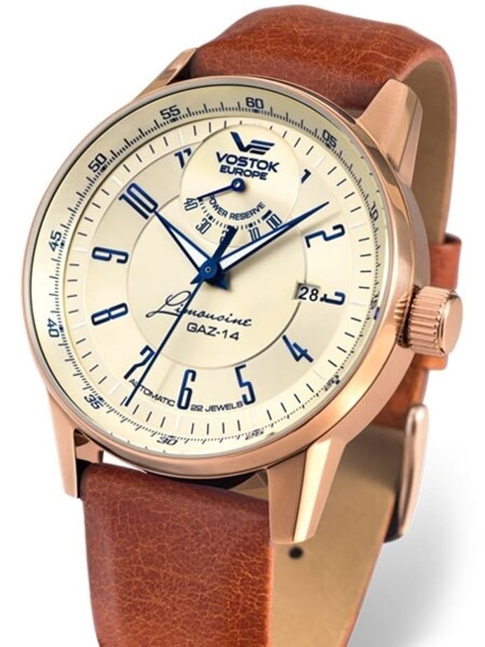 Vostok-Europe Men's Gaz-Limo Automatic with Power Reserve Indicator #560B519