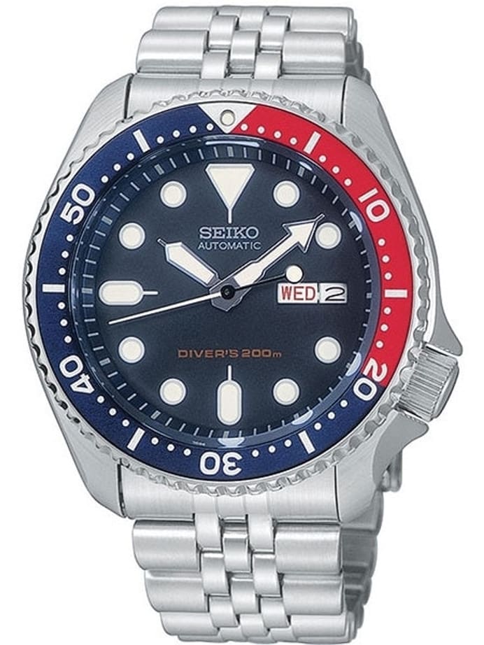 Scratch and Dent - Seiko Automatic Dive Watch with Stainless Steel Bracelet #SKX009K2 24