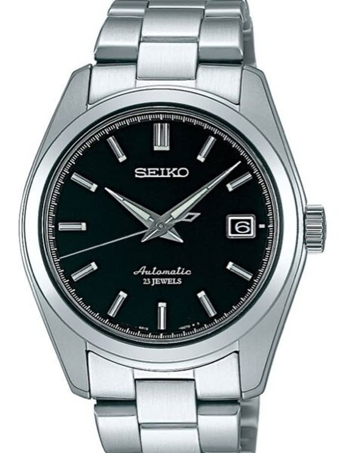 Scratch and Dent - Seiko Black Dial Automatic Dress Watch with 38mm Case, and Sapphire Crystal  #SARB033 6