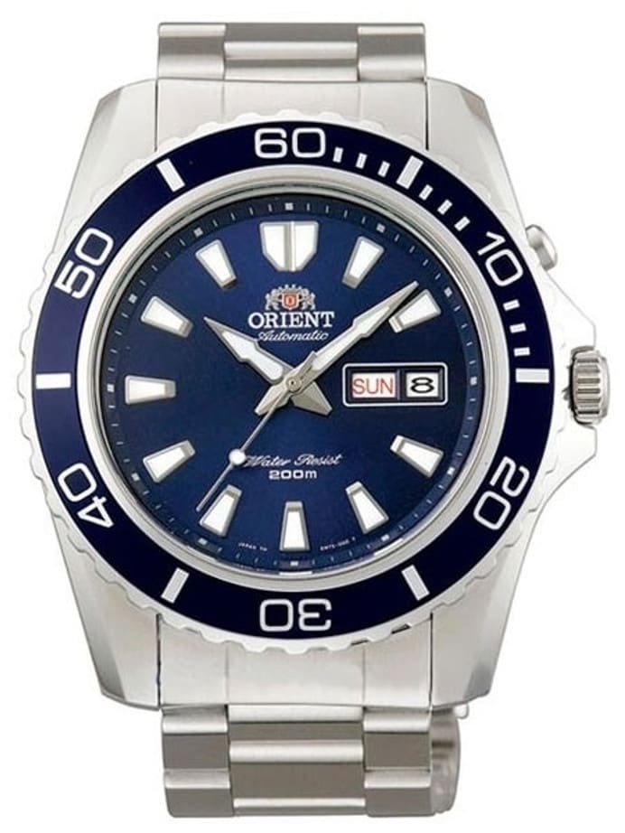 Orient Blue XL Automatic Dive Watch on a Bracelet #CEM75002D