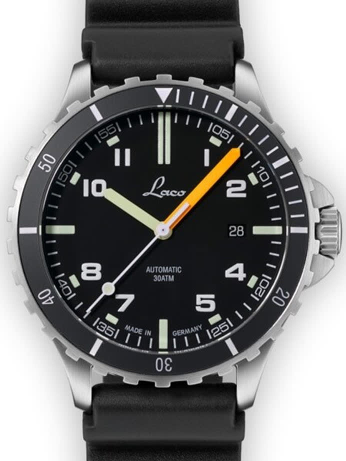 Laco Squad Himalaya 300 Meter Dive Watch with a Double-Domed AR Sapphire Crystal #862106