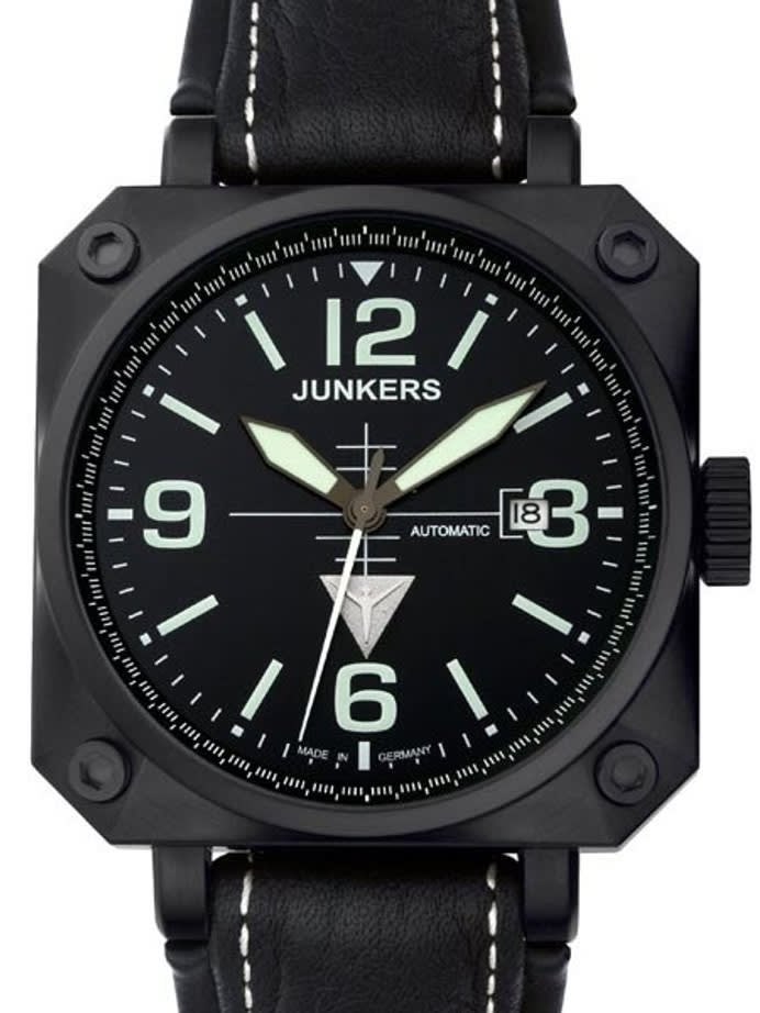 Junkers Horizon Miyota Automatic Airplane Cockpit-Style Watch #6752-2