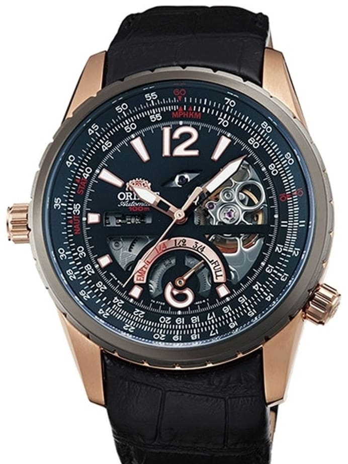Orient Rally Automatic Watch with Power Reserve Meter and Sapphire Crystal #FT00008B