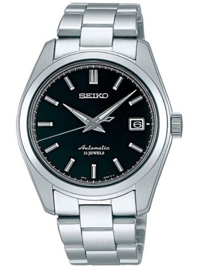 Scratch and Dent - Seiko Black Dial Automatic Dress Watch with 38mm Case, and Sapphire Crystal  #SARB033 3