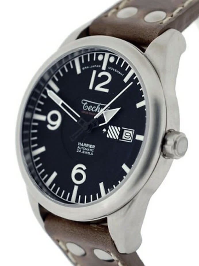 Techne Automatic 41mm Harrier Aviator Watch with Anti-Reflective Sapphire Crystal  #363.042