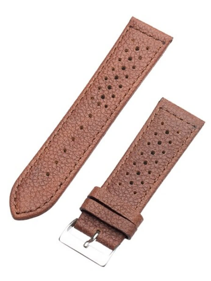 Toscana Racing-Style Brown Calf Leather Watch Strap SURB-H-78080