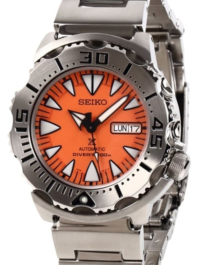 Seiko 2nd Generation Orange Monster with new 24-Jewel Automatic Movement #SRP309K1