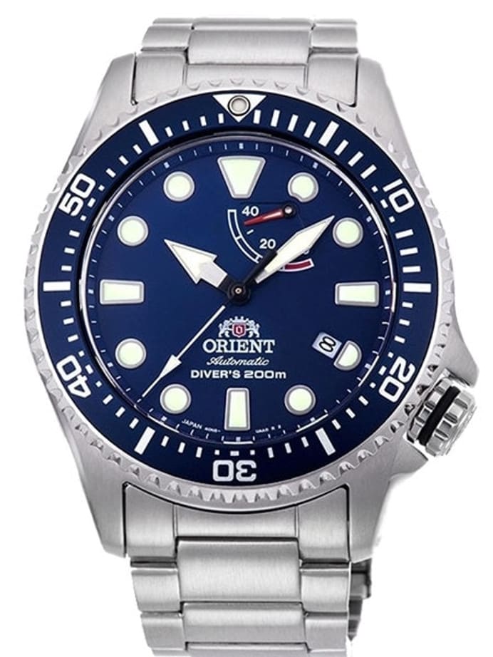Orient Neptune Dive Watch with Power Reserve and AR Sapphire Crystal #RA-EL0002L00A